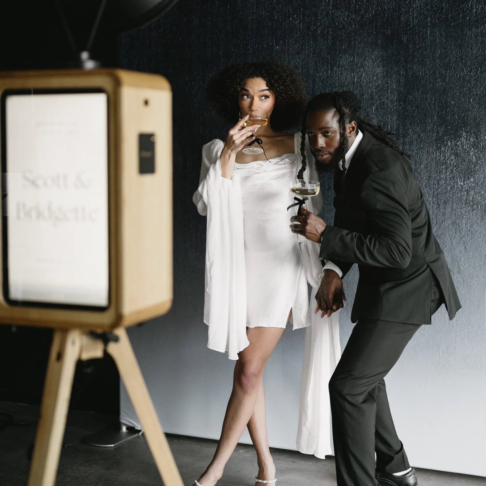 Orlando photo booth touchscreen interface