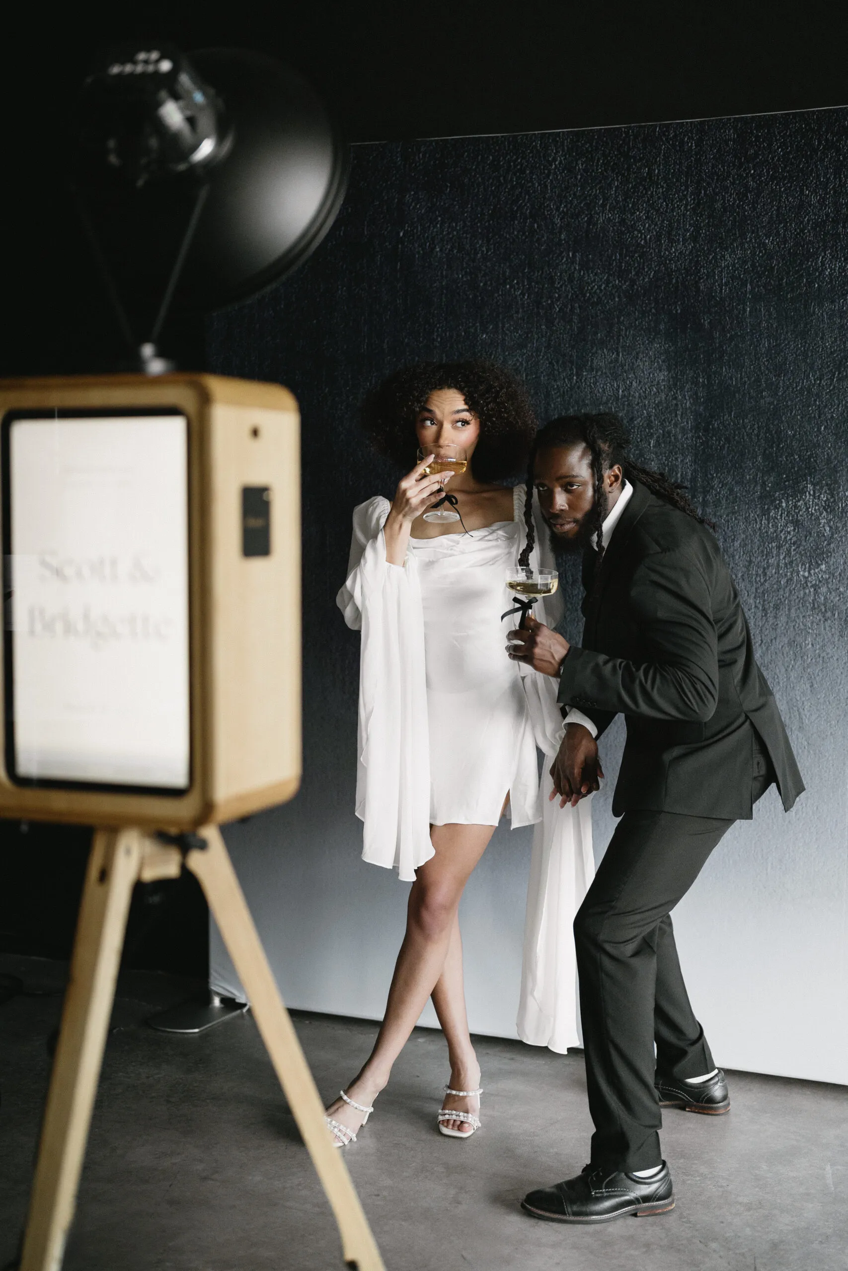 Photo booth in action at Orlando event