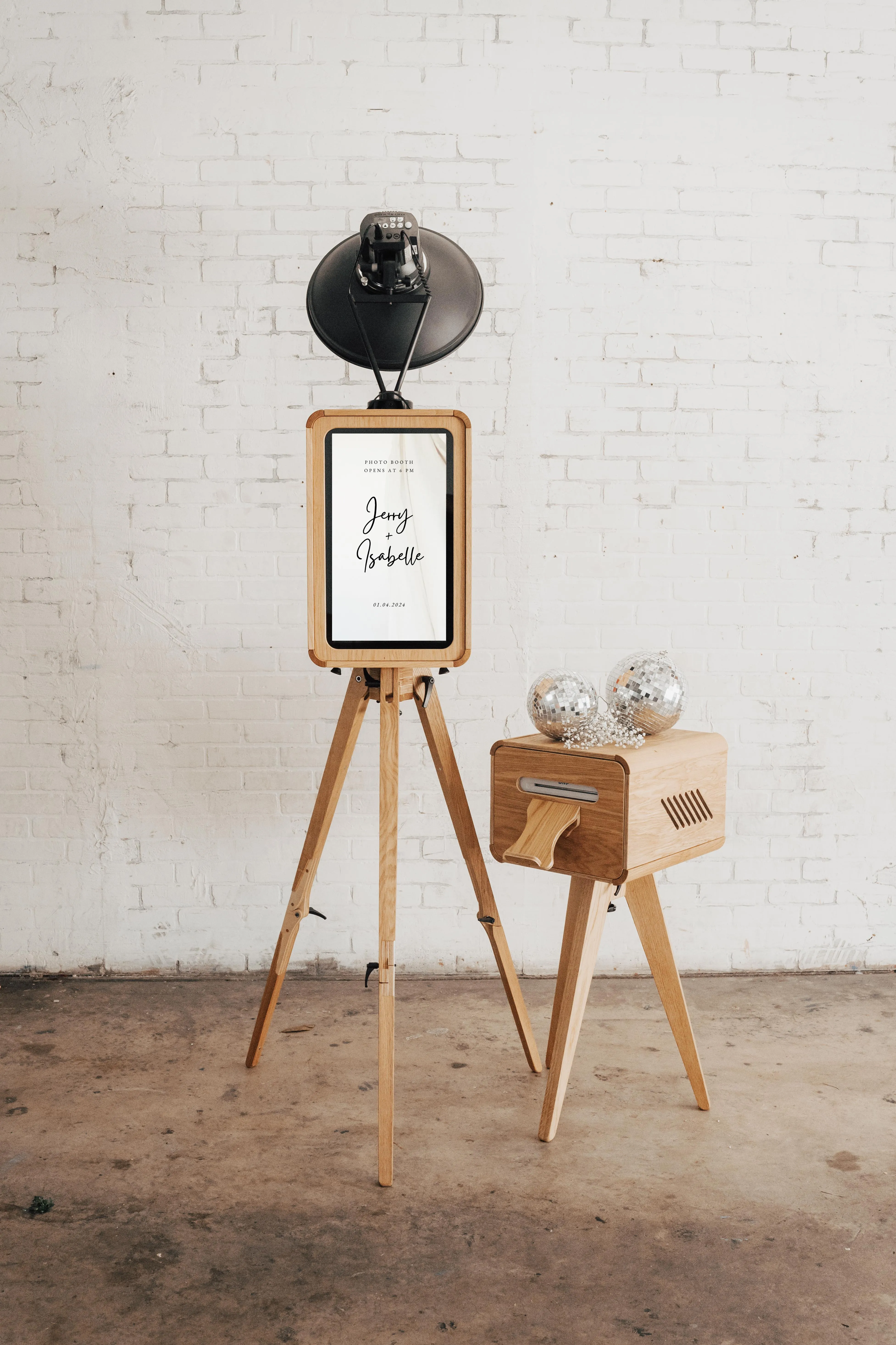 Guests enjoying luxury photo booth in Central Florida